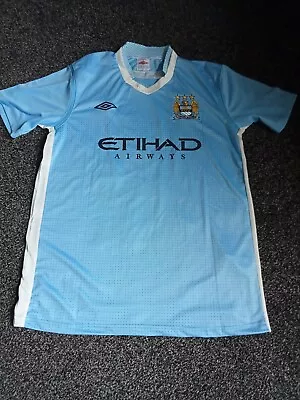 David Silva Manchester City Signed Shirt With COA XL • £175