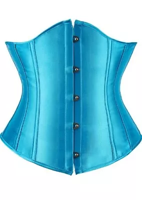 Boned Corset Basque Cincher Lingerie Bustier Underbust Waist Shaper Trainer  • £11.99