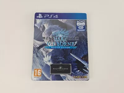 $84.99 • Buy Monster Hunter World Iceborne Master Edition Steelbook PS4