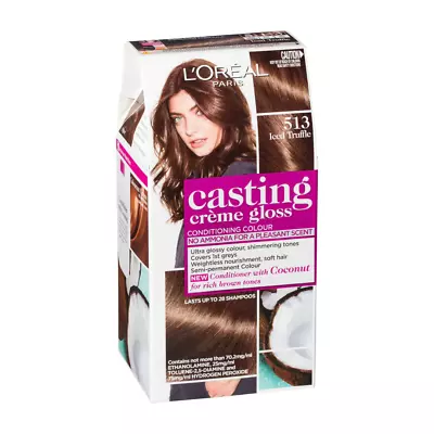 LOreal Casting Creme Gloss Semi-Permanent Hair Colour - 513 Iced Truffle - FREE • £16.69