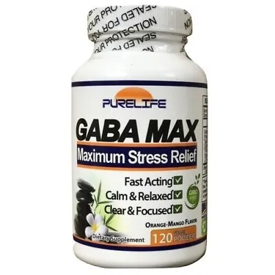 PureLife GABA MAX For Stress Anxiety Relief Relaxation Mood Focus 60 Serves 120g • $57.95