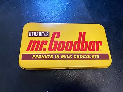 Hershey's Mr. Goodbar Collector Tin Yellow Empty Vintage Made In Japan • $14