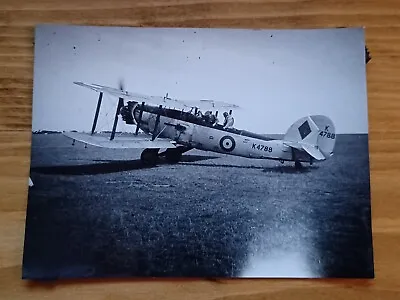£10 • Buy Original Photograph 1938 Aircraft K4788