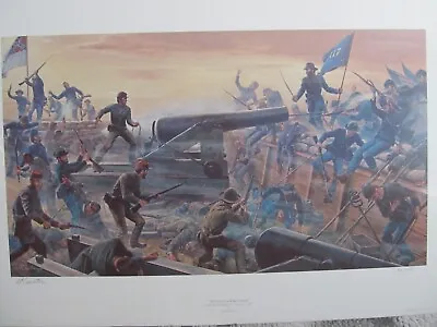 MORT KUNSTLER- THE GUNNER AND THE COLONEL- S/N Civil War Print - MINT CONDITION • $270