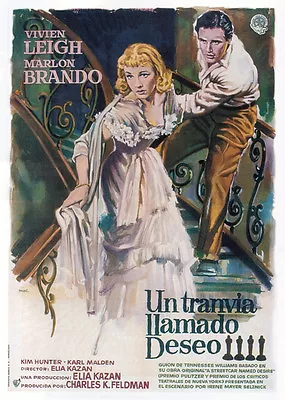 A Streetcar Named Desire Marlon Brando Movie Poster Print #4 • $6.49