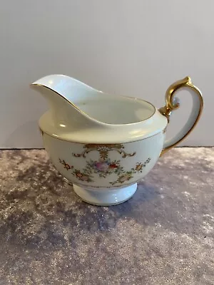 Meito -  Marie  Hand-painted Japan - Creamer. Gold Trim. 1939 • $19.95