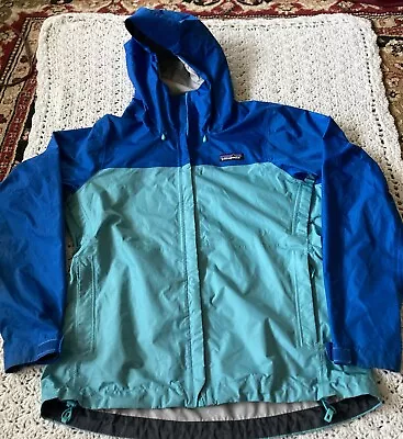 Women’s Patagonia Torrentshell Waterproof Jacket Blue / Turquoise Size S • $54