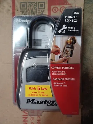 Master Lock Portable Lock Box Combination Dial Realtor Lock Model 5400D NEW • $23.99