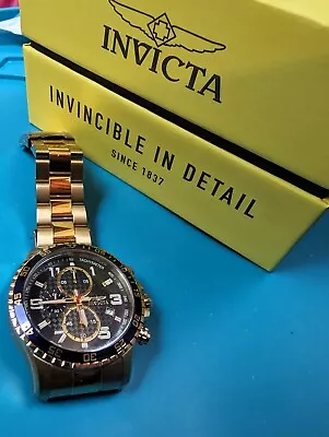 Invicta Speciality 14878 Gold Bracelet Watch • £70