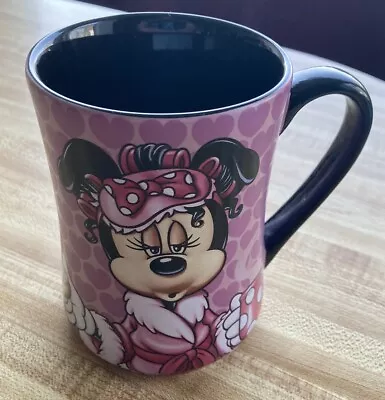 Disney Parks Minnie Mouse Mornings Aren’t Pretty Pink Coffee Tea Large Mug Cup  • $15.99