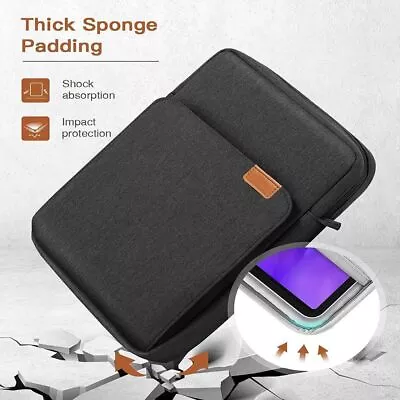 Crossbody Laptop Storage Tablet Case Shoulder Bag Handbag For IPad Galaxy Tab • £3.99