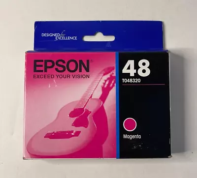 Epson Genuine 48 Magenta Ink Cartridge T048320 - EXP 03/2025 - Free Shipping • $14.95