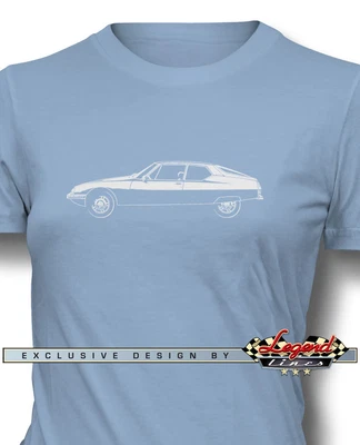 £24.23 • Buy Citroen SM Maserati T-Shirt For Women - Multiple Colors And Sizes - French Car