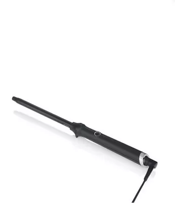 GHD Thin Curling Wand Ceramic Corded Auto Sleep Built In Stand Black C Grade • £89.99