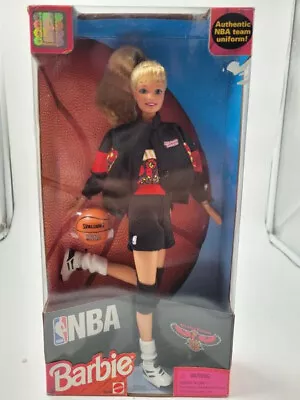 Barbie Mattel Barbie NBA Atlanta Hawks Basketball 12  Doll NRFB  • $33.70