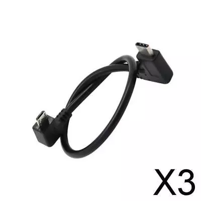 $16.89 • Buy 3xMicro USB OTG Type-C Adapter Cable Right Angle 30cm For DJI Spark Mavic Pro