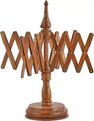 £42.89 • Buy RoseWood Table Top Swift Winder Wooden Knitting Yarn Winder ! Umbrella Winder