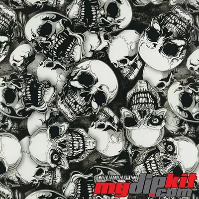 Hydrographic Film Hydrographic  Hydro Dip Large Skulls DD-931 • $18.99