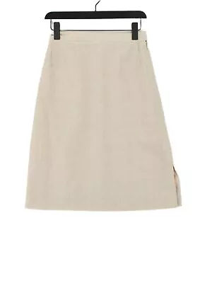 Mary Quant Women's Midi Skirt UK 14 Cream 100% Other Midi A-Line • £17.20