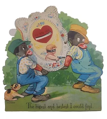 Antique Vintage 1939 Valentine's Day Card ~ Mechanical ~ German ~ Mint ~ Rare • $15.99