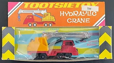 Vintage Tootsietoy Hydraulic Crane - 1452 - NIB - Vintage 1969 • $79.99