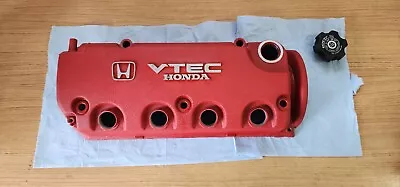 Single Cam D16Z6 D16Y8 VTEC Crinkle Red Powder Coated Valve Cover • $150