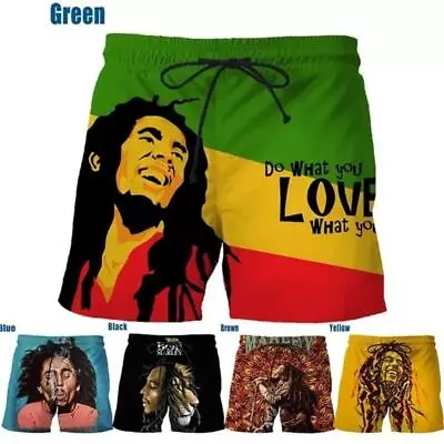 New Men's Reggae Culture 3D Print Shorts Quick-Dry Sports Beach/Gym Fashion 2024 • $8.69