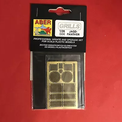 Aber GRILLS 35 G04 Grilles For German Self-propelled Gun Jagdpanther 1/35 • $19.80