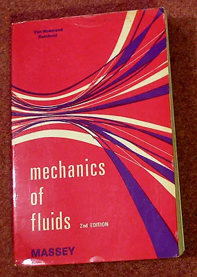 £6.09 • Buy MECHANICS OF FLUIDS 2nd Edition 1970 Massey, B.S. 