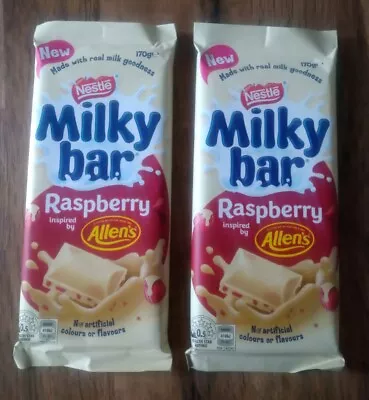 £15.95 • Buy Nestle Milky Bar Raspberry Chocolate Bar 2 X 170g Australian Import Allen's