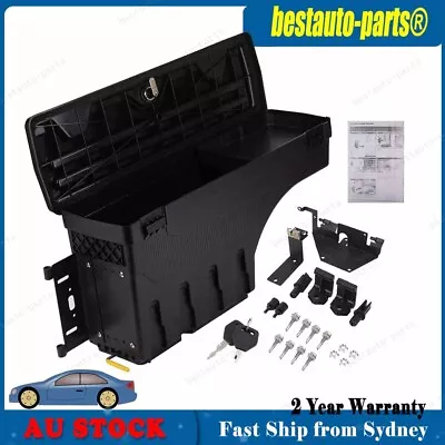 Ute Tub Universal Lockable Side Tool Box Storage For Hilux Ranger Triton Navara • $142