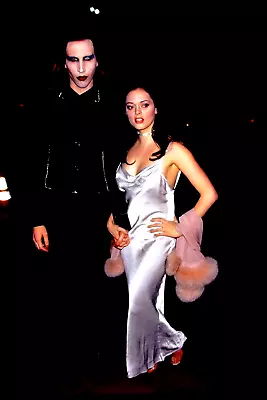 ROSE MCGOWAN & MARILYN MANSON - JAWBREAKER PREMIERE - 1999 - 35mm SLIDE • $9.99