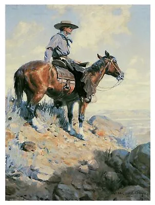 1315 Cowboy Painting Wall Art Decoration POSTER.Graphics To Decorate Home Office • $37