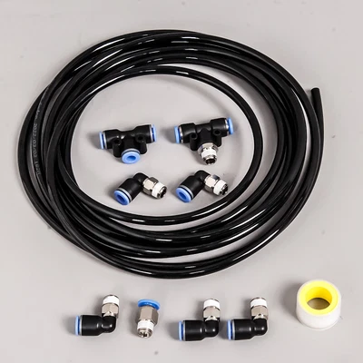 $29.89 • Buy Push Lock Vacuum Black Fitting Kit Intake Manifold Vacuum Block Turbo Wastegate