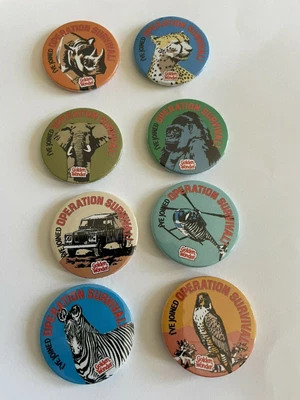 £4 • Buy 8 Golden Wonder I’ve Joined The Operation Survival Badges