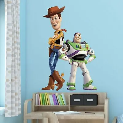 Large Toy Story Bedroom Woody Buzz Photo Quality Colour Wall Sticker 21cm-175cm • £34.49