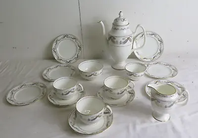 Coalport Symphony Coffee Part Set Pot Cups And Saucers X3 Side Plates X4 Jug • £14.99