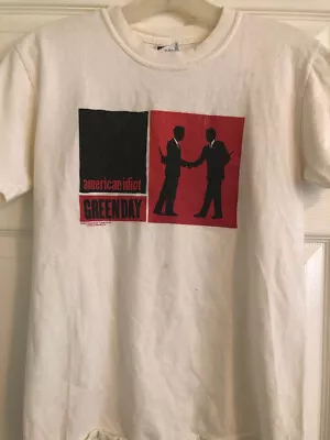 Green Day American Idiot 2005 Concert Tour Dates Tee T-shirt Vintage Small S • $24.95