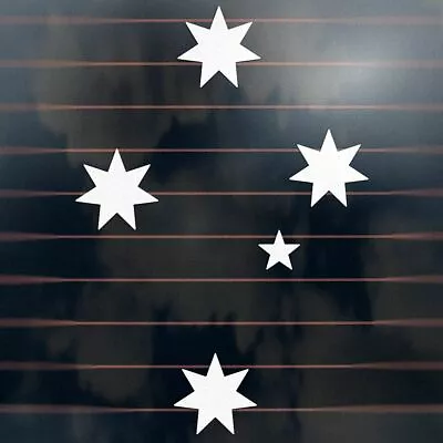 SOUTHERN CROSS Sticker 320mm BIG Aussie Stars Flag Bns Car Window Decal • $10.95