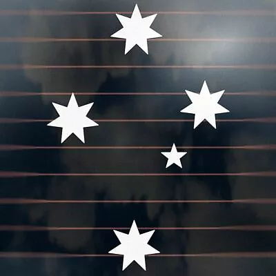 SOUTHERN CROSS Sticker 320mm BIG Aussie Stars Flag Bns Car Window Decal • $11.50