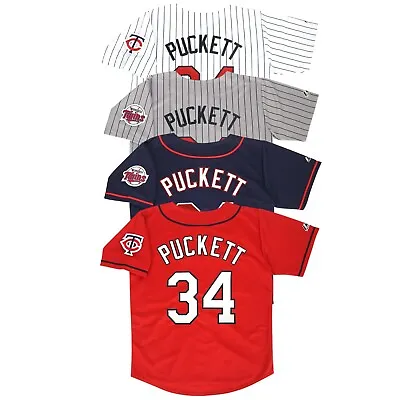 Kirby Puckett Minnesota Twins (Home/Road/Alt) Men's Jersey W/ Team Patch • $99.99