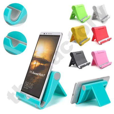 Foldable Mult IPad Tablet IPhone Desk Stand Mobile Phone Folding Portable Holder • £2.99