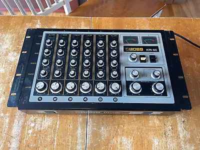 BOSS KM-60 6 Channel Analog EQ Rotary Mixer By Roland TRUE LEGEND 110-120V Unit • $995