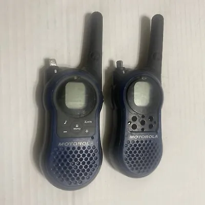 2x Blue Motorola SX900 Radios - Power On - For Parts • $3.05