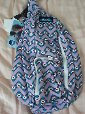 Kavu MINI Rope Bag Sling Crossbody NWT - Jewel Chevron - Purple • $31.99