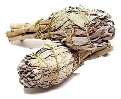 Californian White Sage Smudge Stick Bulb X 2 Shaman Sage Cleansing Spiritual • £7.85