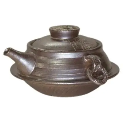 Teapot Kyusu Tokoname - JUSEN - Bronze - 150 Ml Cc - Ceramic Mesh - 2 Rings • £1322.01