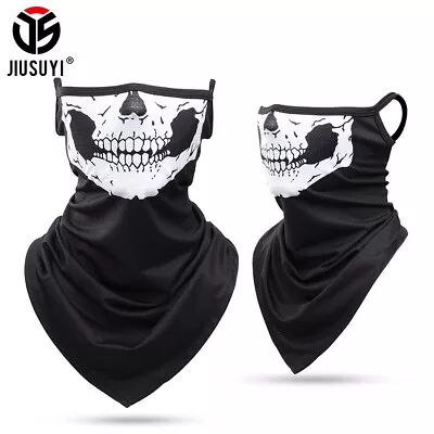 3D Neck Gaiter Face Mask Bandana Motorcycle Sun Shield Cycling Breathable Scarf • $8.99