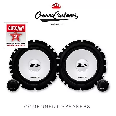 £59.99 • Buy Alpine 6.5 Inch Component Speakers Alpine SXE-1750S Car  Audio 280 WATT Car Audi