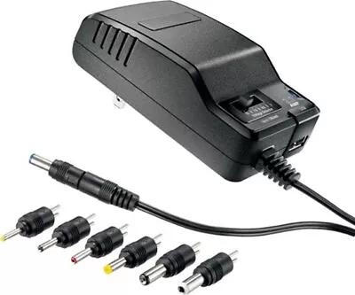 Insignia Multi-Voltage Universal Power AC Adapter 7 Common Tips NS-AC1200  • $4.98